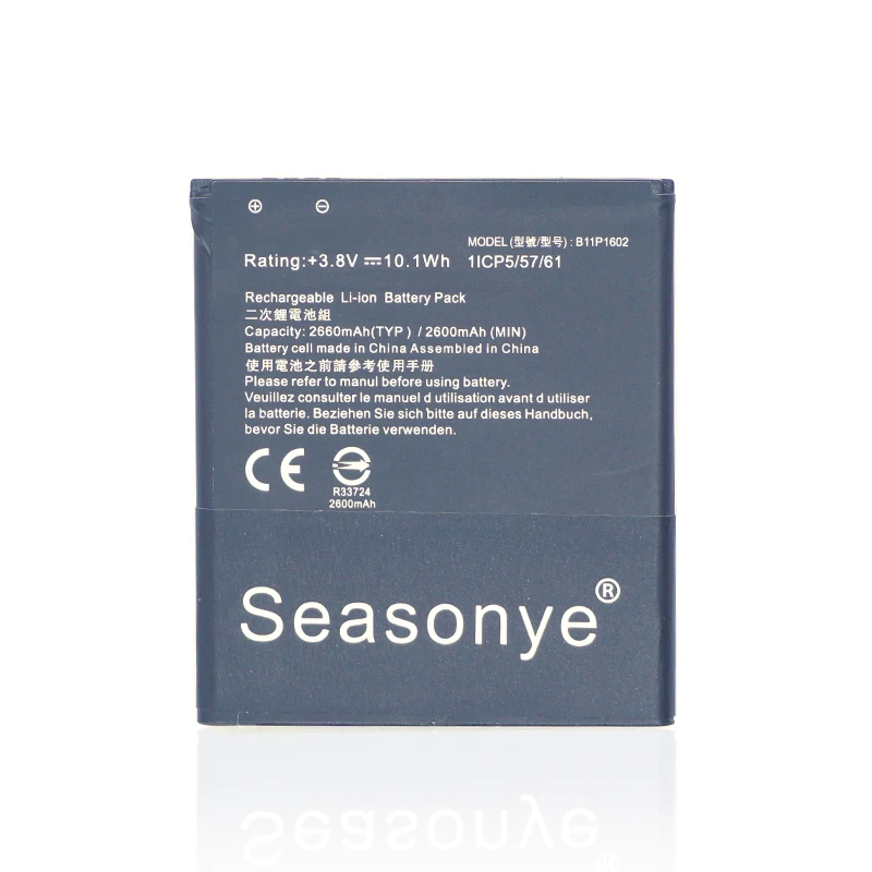 Seasonye 2600mAh / 10.1Wh B11P1602 телефонный Сменный аккумулятор для ASUS Zenfone Go 5 &quotZB500KL X00AD X00ADC