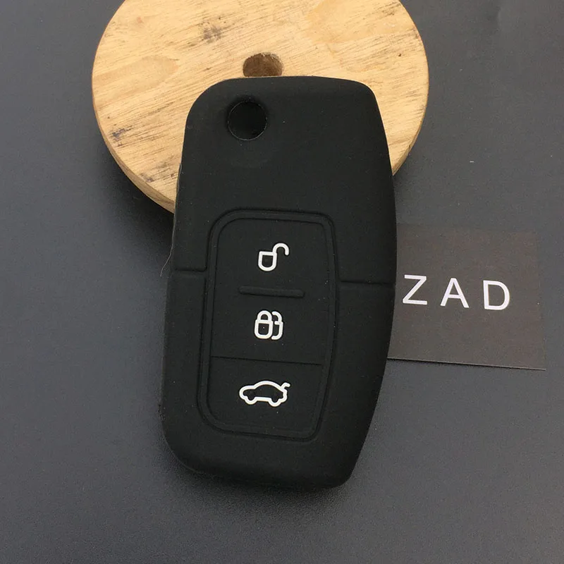 ZAD силиконовый чехол для ключей от машины Ford Fiesta Mondeo Ecosport Focus 2 Escape 3 Kugas аксессуары
