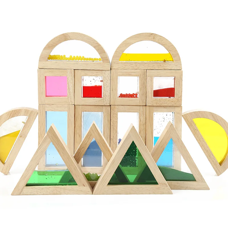 sensory wooden blocks