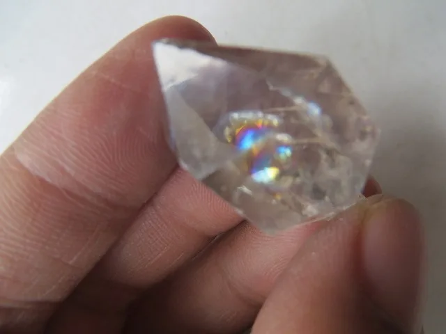 Суперпрозрачный кварцевый кристалл 50ct AAA яркие радуги + бесплатная доставка|diamond