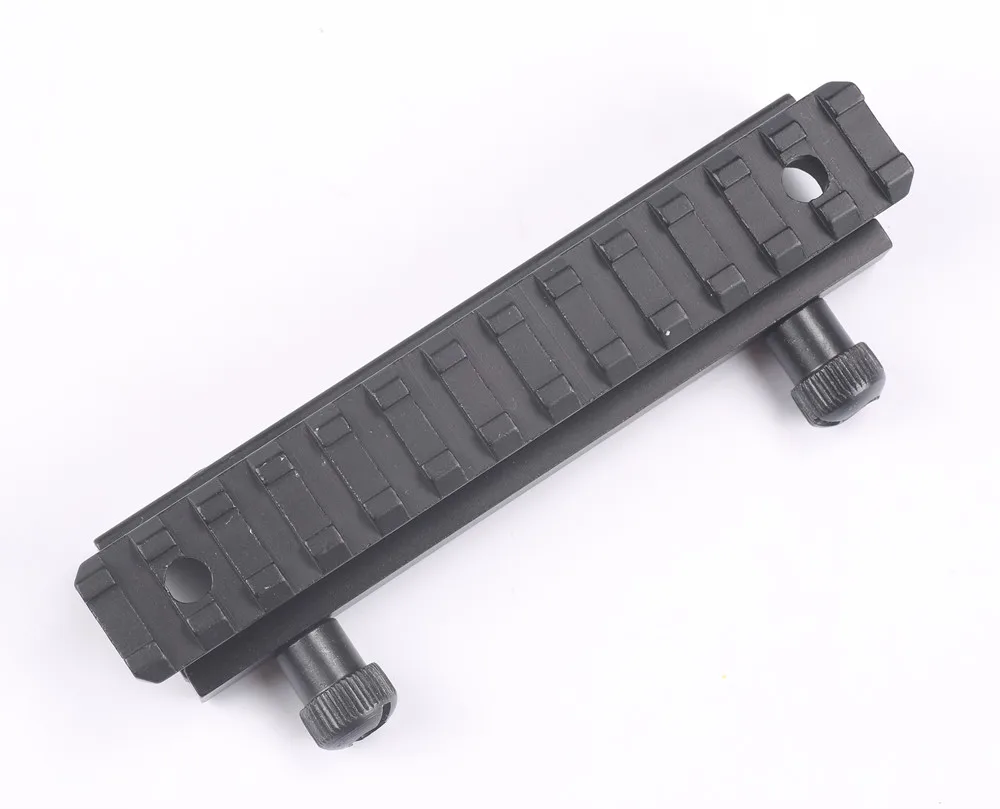 

1PC See Thru 135MM AR Riser Scope Mount Weaver-Picatinny High Profile 20MM with 14 Slots Weaver Picatinny Rails Hunting Caza