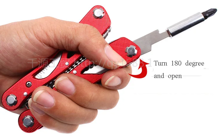 Premium com Bainha Design de Bolso Chave de Fenda Ferramentas ao ar 15 em 1 Novo Multitool Workpro Alicate Faca Viu Tesoura Livre 7 Ferram. atividade ar livre