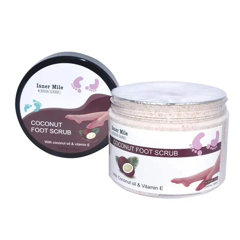 Moisturizing Coconut Milk Foot Scrub Spa Massage Scrub Feet Cream