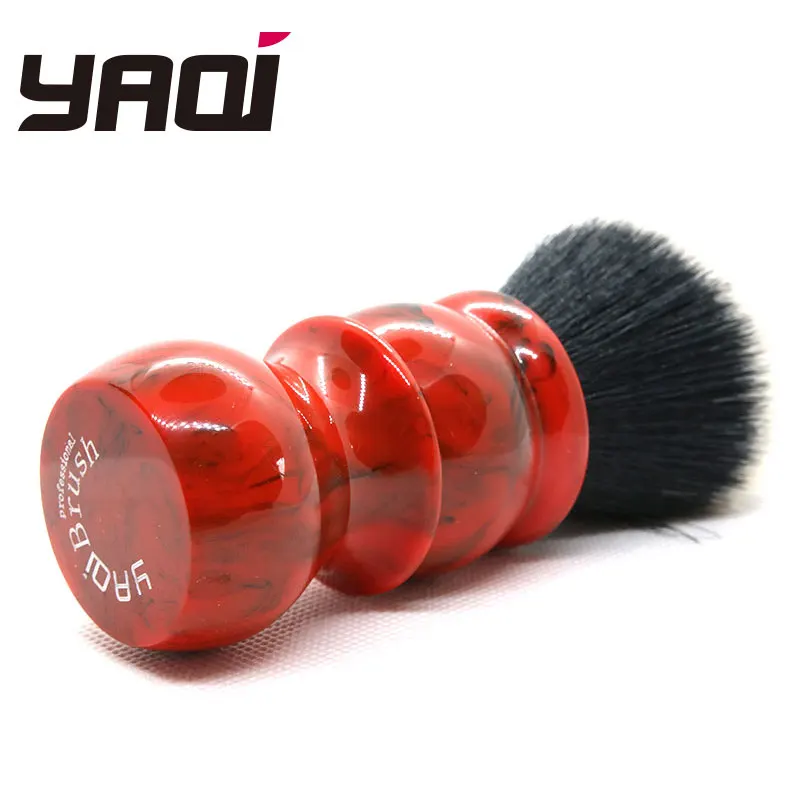 Щетка для смокинга мужская с красным мрамором 26 мм|shaving brush|brush shavingbrush for men |
