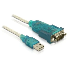 100 шт./лот USB к RS232 D SUB дБ 9Pin последовательный порт Соединительный кабель адаптер с