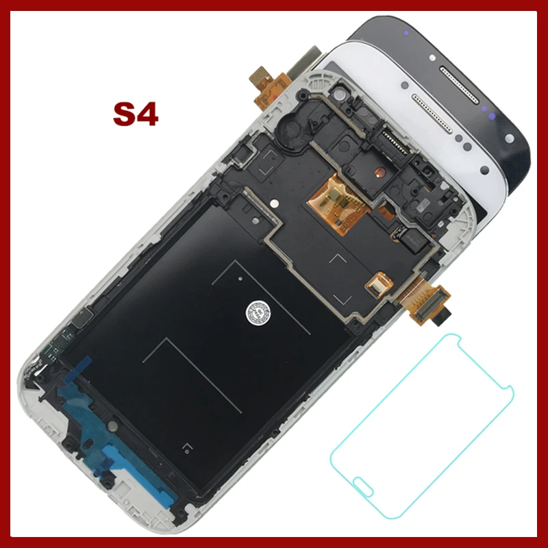 

High Quality 5.0" LCD for SAMSUNG Galaxy S4 LCD Display with Frame i9500 i9505 i9506 Touch Screen Digitizer Assembly Replacement