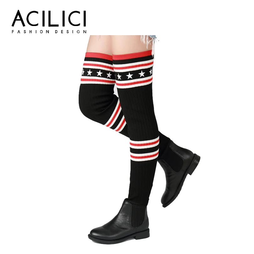 

Overknee Boots Fashionable Casual High Wuality Wool Comfortable Winter Women Boots