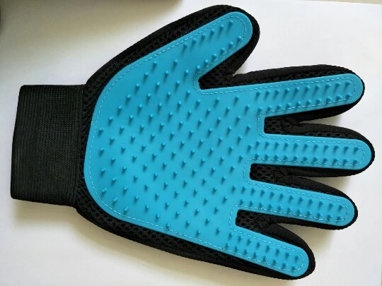 Pet Grooming Glove Cat Hair Removal Mitts De-Shedding Brush Combs For Cat Dog Horse Massage Combs Pet Supplies Accessoies