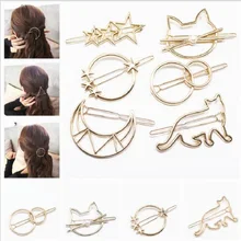 Новинка, модные шпильки для волос для женщин и девушек, заколка для волос в винтажном стиле, украшения для волос в виде животных с геометрическим рисунком, ювелирные аксессуары