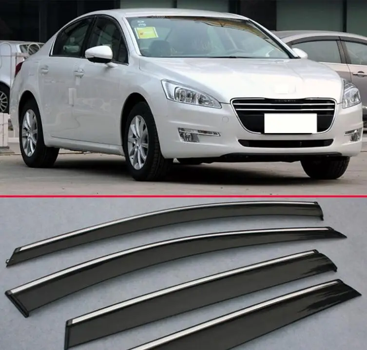 For Peugeot 508 2011-2015 Window Wind Deflector Visor Rain/Sun Guard Vent | Автомобили и мотоциклы