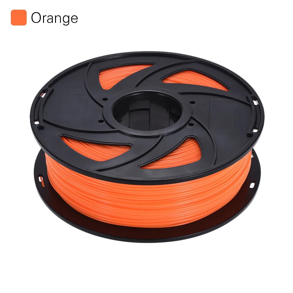 3d принтер Pla нити 1,75 мм 1 кг/0,02 фунтов точность+/-1,75 мм ABS/PLA 3D-принтер мм Filamento материал для ender 3 pro - Цвет: Orange ABS