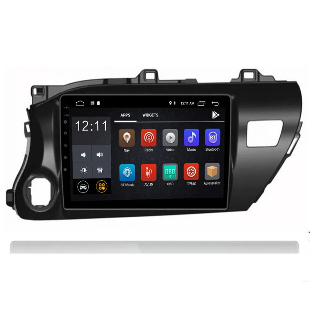 

Android9 Big Screen Car DVD Player Autoradio for Toyota Hilux 2016-2019 Car GPS Navigation Stereo Radio Vedio Bluetooth Headunit