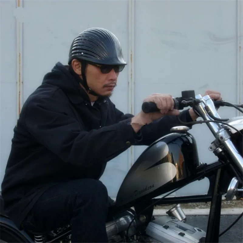

AMZ Motorcycle Helmet Japanese Super Magnum Small Jet Helmets Jocket Half Harley Cruise Capacete helmet