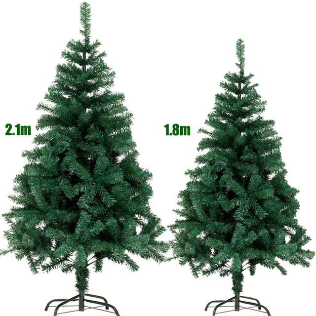 180CM 210CM Artificial Christmas Tree 6ft 7ft Green Cristmas Fake Pine New Year Decorations Gifts 180CM 210CM Artificial Christmas Tree 6ft 7ft Green Cristmas Fake Pine New Year Decorations Gifts