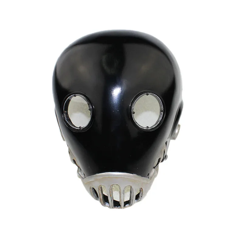 GRP черная страшная маска на Хеллоуин, полная маска для мужчин, маскарадные партийные принадлежности, аксессуары для косплея