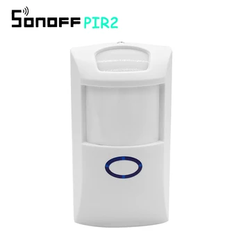 

SONOFF PIR2 Wireless Dual Infrared Detector 433Mhz RF PIR Motion Sensor Smart Home Automation Security Alarm System for Alexa