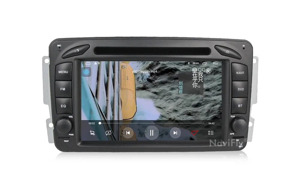 Navifly Android 9 поддержка RDS TPMS DAB автомобильный DVD gps плеер для Mercedes Benz W209 W203 W463 Viano W639 Vito с 4G