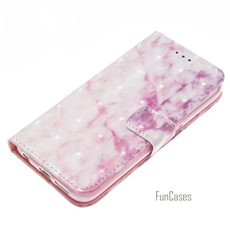 Leather Wallet Flip Marble Case For Samsung Galaxy S6 Edge Phone Cover Accessory For sansung samsun sumsung sumsang