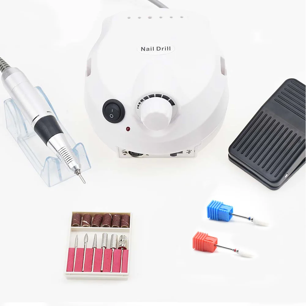 Electric Nail Drill Manicure Machine 30000RPM Accessory Pedicure Kit Set Nail Drill File Bit Nail Art Tools Nail Art Equipment Electric Nail Drill Manicure Machine 30000RPM Accessory Pedicure Kit Set Nail Drill File Bit Nail Art Tools Nail Art Equipment