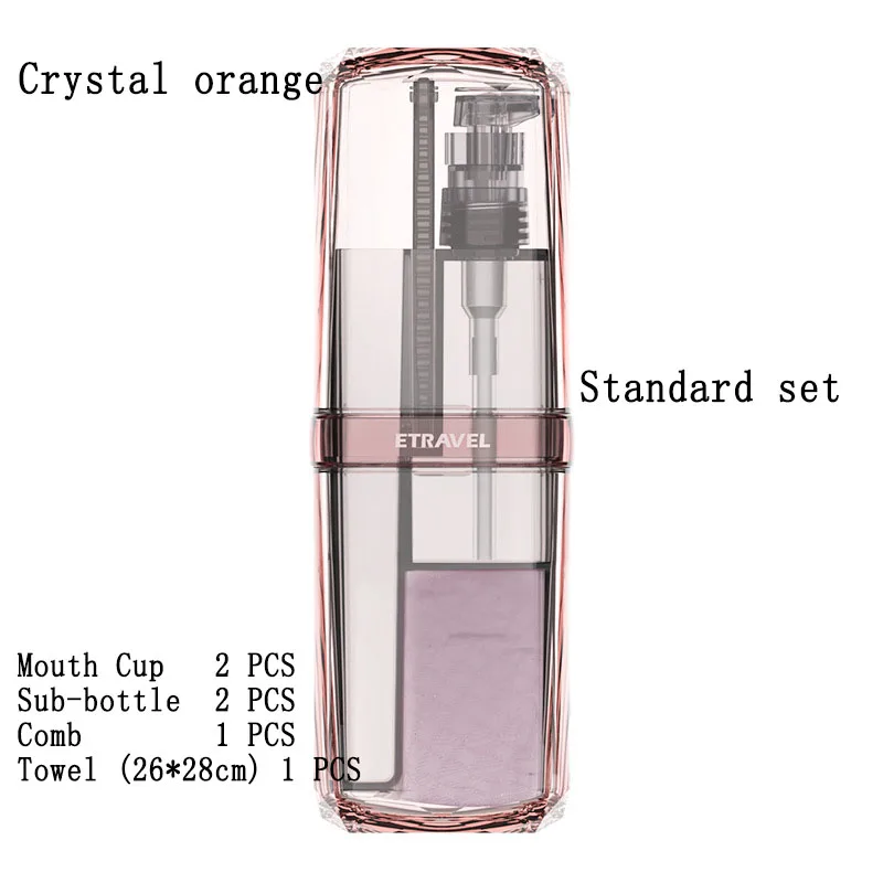 Новая портативная коробка для хранения зубных щеток Набор походная зубная щетка чехол Чехол безопасность здоровье ванная комната коробка для хранения Органайзер - Цвет: Standard orange