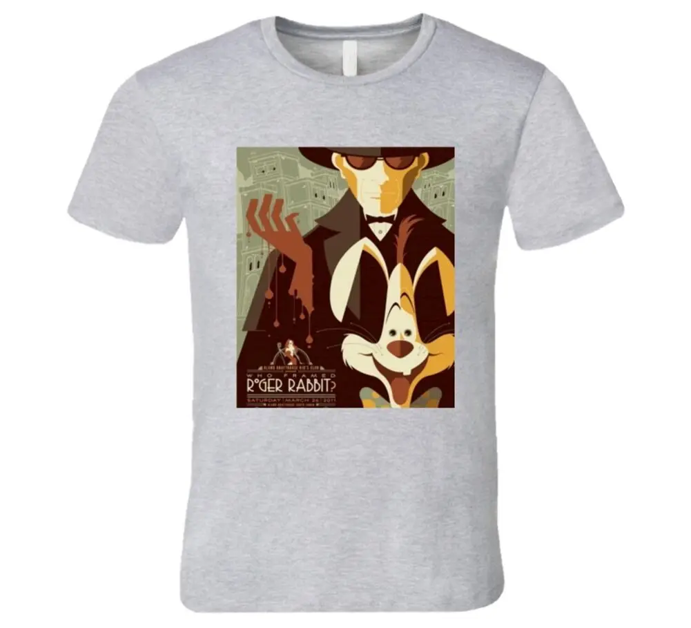 

ROGER RABBIT, POSTER CARTOON, EVIL JUDGE DOOM T Shirt Men Women Unisex Fashion tshirt Free Shipping