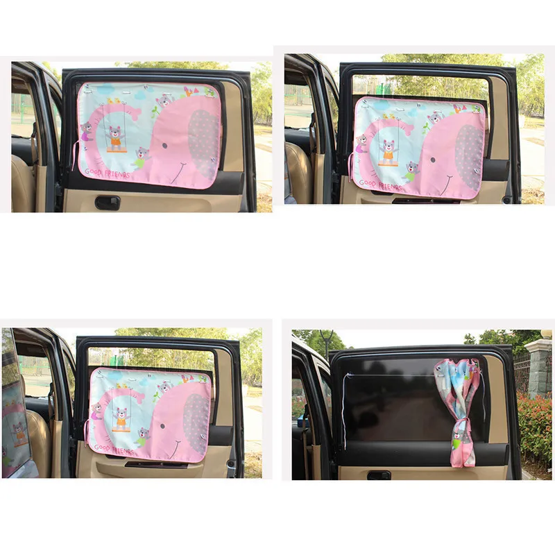 70*50 см автомобильный боковой солнцезащитный козырек мультяшная занавеска на окно Солнцезащитная занавеска для мальчиков детские занавески s автомобили задние боковые автомобильные аксессуары