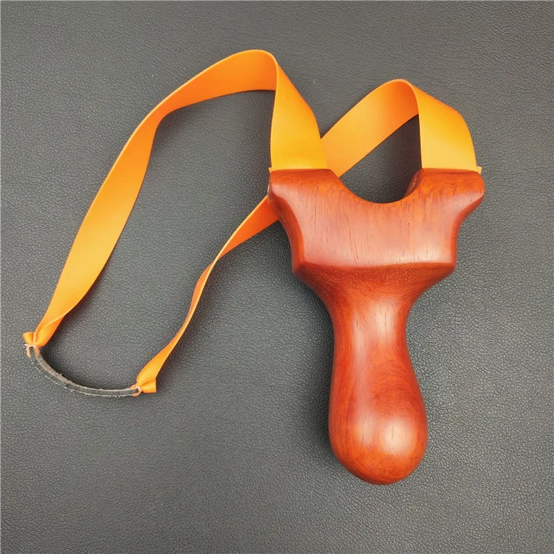 Powerful Archery Sling Shot Wooden Rosewood Slingshot Camouflage Bow