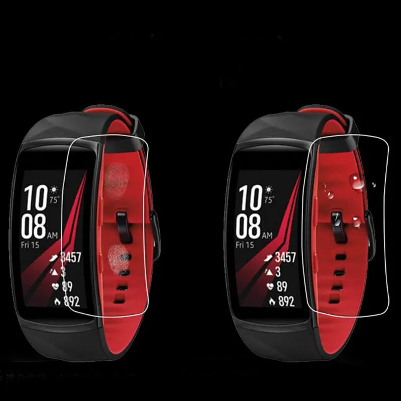 2 шт Анти-шок Мягкий ТПУ Ультра HD прозрачная защитная пленка для Samsung Gear Fit Pro Fit2