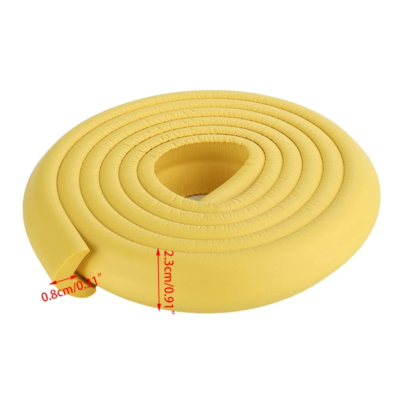 2m Baby Safety Corner Desk Guard Rubber Table Protection Kids L Shaped Soft Edge