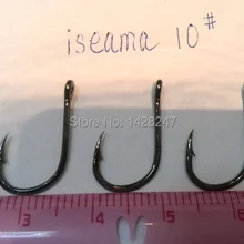 10#5000 шт./лот ISEAMA рыболовный крючок с кольцом Высокоуглеродистый колючий рыболовный крючок для ловли карпа пруда
