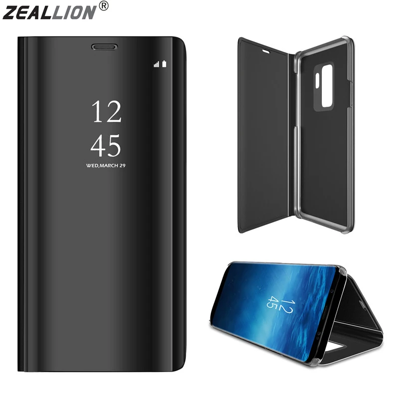 Зеркальный флип-чехол для Samsung Galaxy S8 A5 A8 J5 J7 J4 J6 J8 2018 S9 Plus S7 Edge S6 Note 8 9 5 4 A3 J3 2017 2016 J2 Pro |