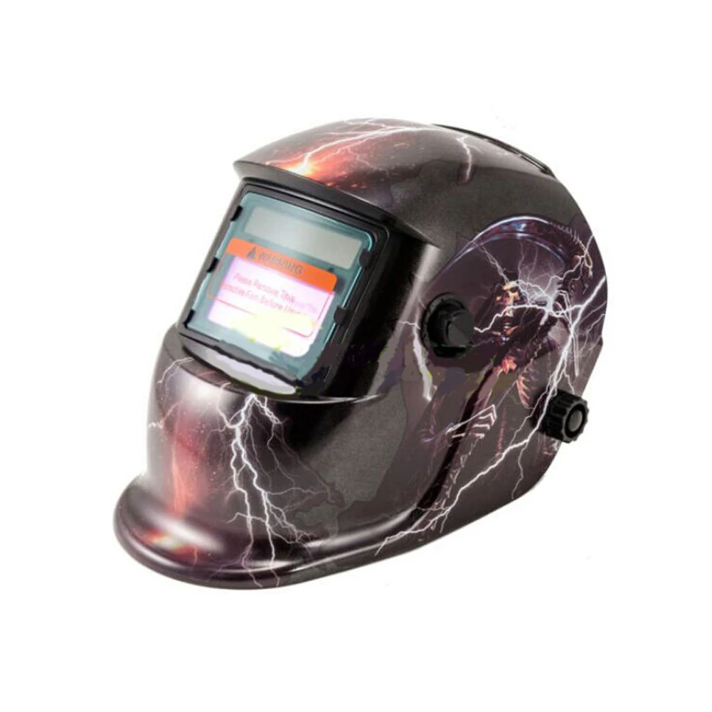 

Arc Solar Power Mig Tig Auto Darkening Shield Electric Safe Mask Automatic Adjustable Welding Helmet Grinding Soldering