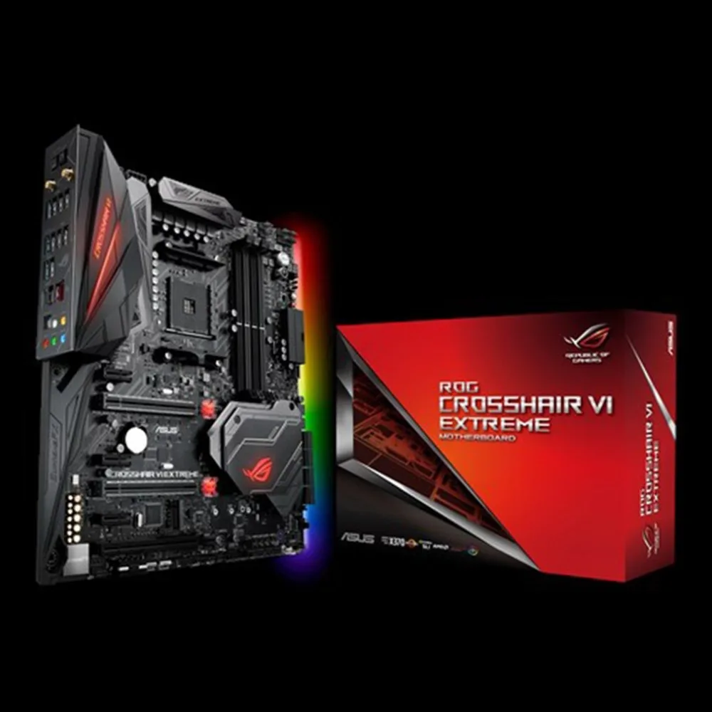 ROG CROSSHAIR VI EXTREME X370 материнская плата компьютера DDR4 памяти 802.11ac Wi-Fi Двойной M.2 USB3.1 материнская плата