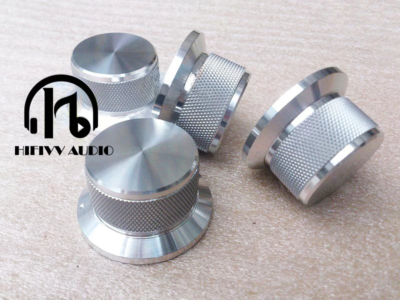 HIFI amplifier speaker Aluminum Volume knob 1pcs Diameter 50mm Height 25mm amplifier Potentiometer knob power amplifier