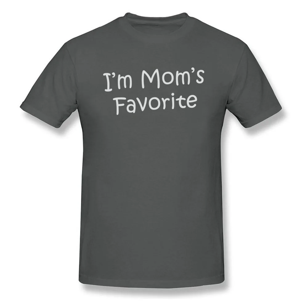 Camisa Im Moms Favorite Men T Shirts Prevailing Summer Short Sleeve O-Neck 100% Cotton Fabric Tops T Shirt Fitness Tight T-Shirt Im Moms Favorite carbon