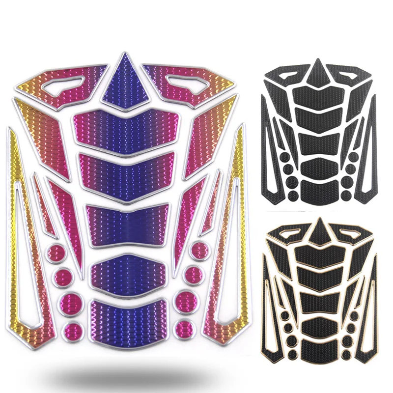 

3D Motorcycle Gel Oil Gas Fuel Tank Pad Protector Sponge soft rubber DIY Sticker Decal