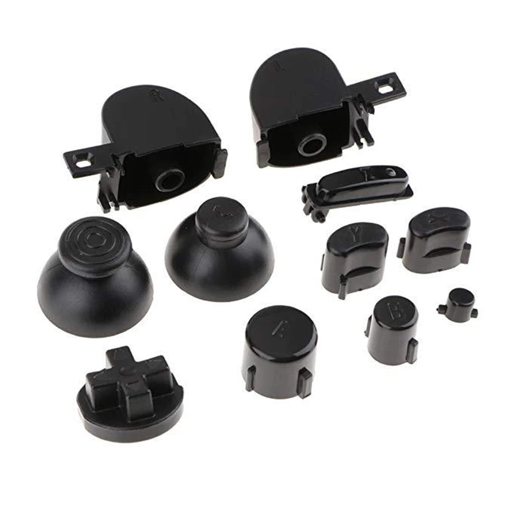 

L R ABXY Z Keypads Buttons Thumb-stick Cap for Game Cube Buttons Frame for NGC D Pads Power ON OFF Buttons Joystick Accessories
