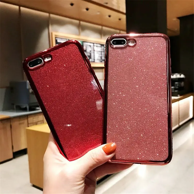 Glitter Diamond Bling Soft TPU Case Cover on sfor Huawei P Smart Plus P20 Lite Mate 20 Pro Honor 8X 7X P30 Slim Thin Phone Coque (2)