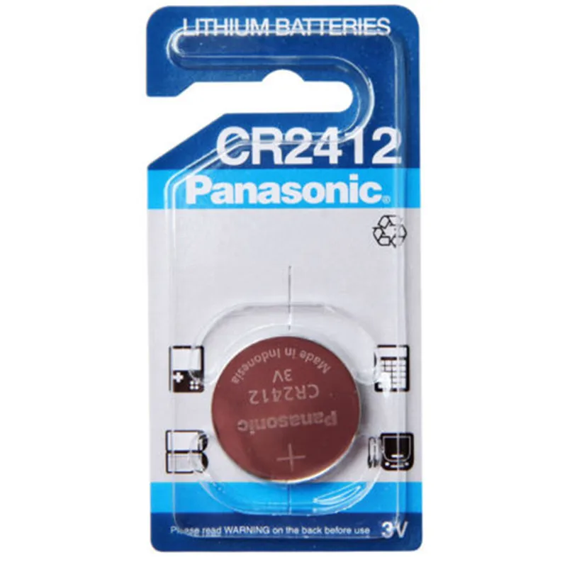 1 шт. 100% оригинал новинка для Panasonic CR2412 3 В литиевая монета часы брелок аккумулятор