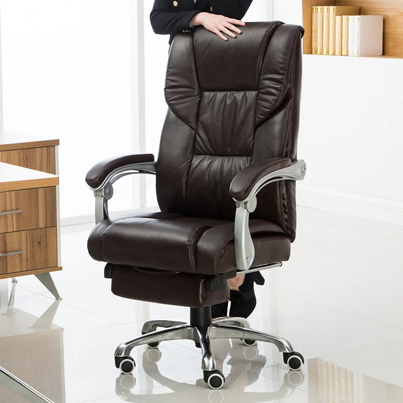 Удобный бытовой Офисный Компьютерный стул лежащий босс стул, способный подъемный вращающийся стул(с педалью
