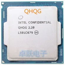 INTEL QHQG Инженерная версия ES I7 процессор cpu 2,2 GHz L501 Q0 шаг четырехъядерный процессор socket 1151