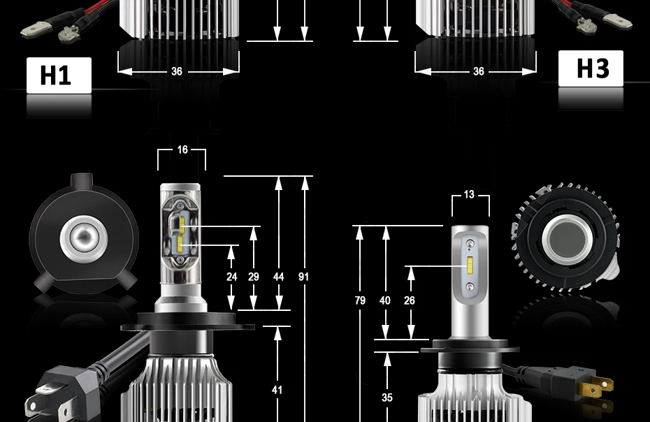CNSUNNYLIGHT OSLAMP H4 H7 H11 LED (14)