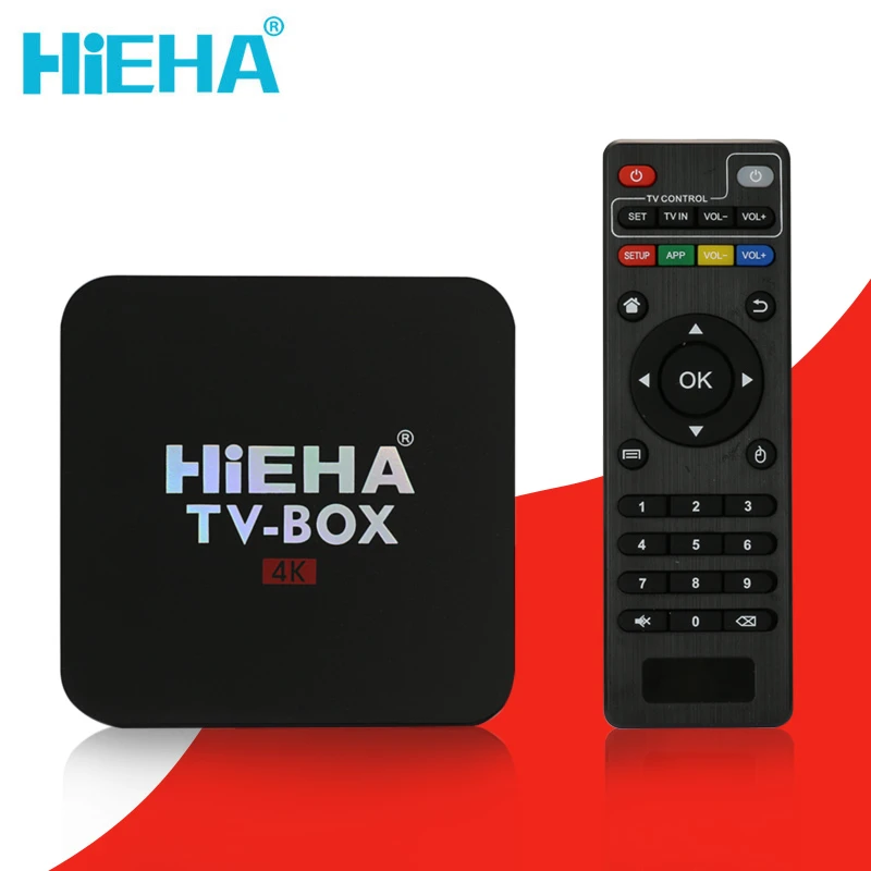 RK3229 Hieha Android 6.0 Tv Box Quad Core 1.5 GHz Smart Tv Caja 1 GB 8 GB Androide Kodi Tv 4 K HD Wifi Android Tv Box Top Box|kodi android|kodi android