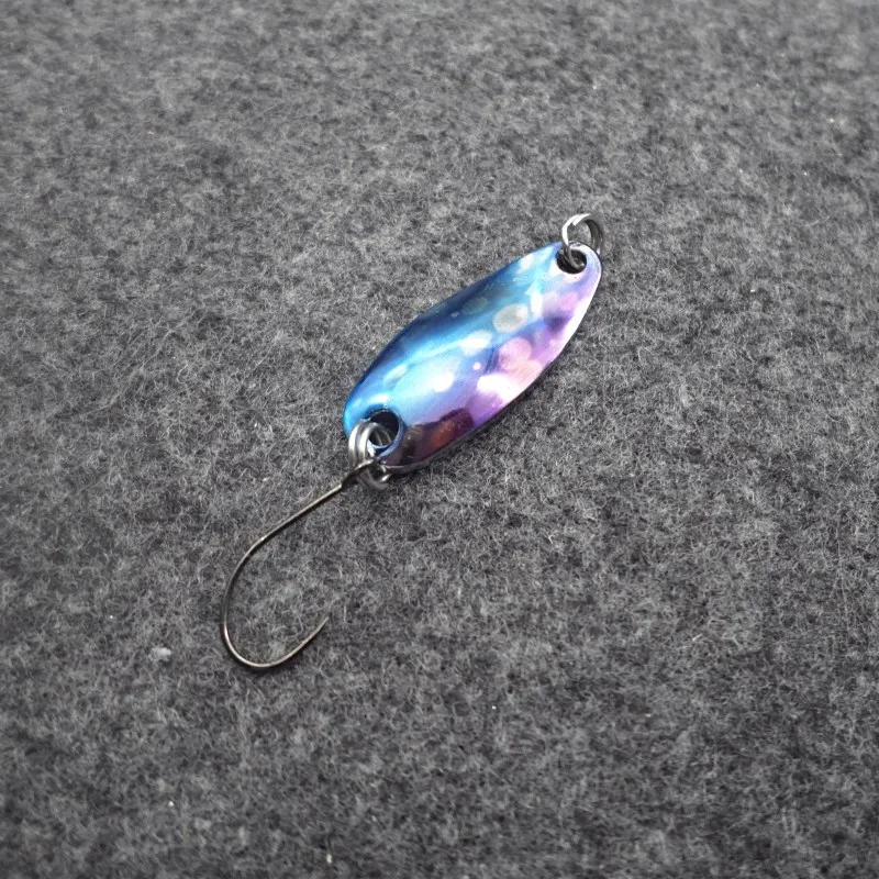 2.5g spoon fishing lure isca artificial metal bait swimbait trout lure fishing spinner blade lure