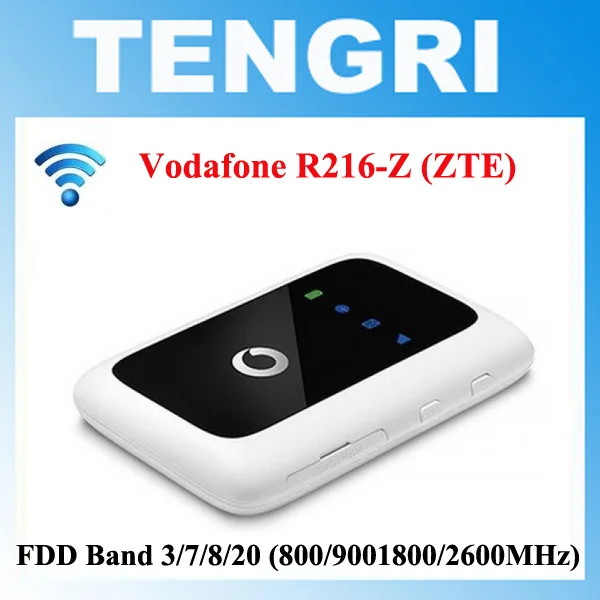 Оригинальный разблокированный мобильный Wi Fi Hotspot ZTE Vodafone R216 2300 мАч 150 Мбит/с