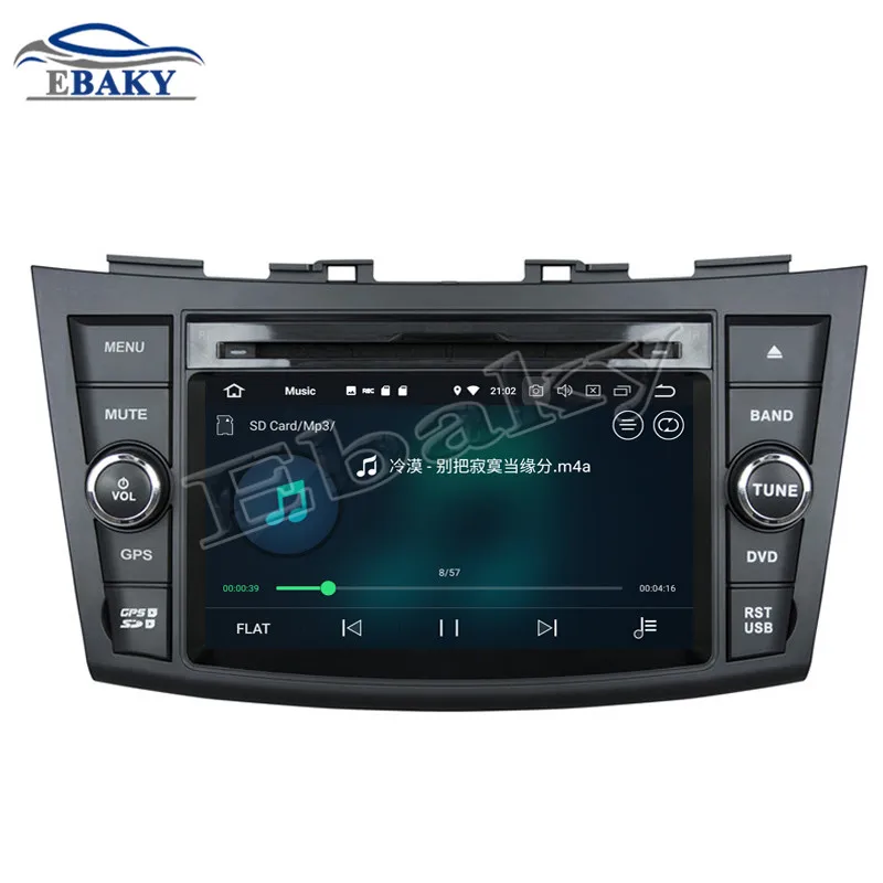 Perfect NaviTopia 7inch 4GB RAM 64GB ROM Octa Core Android 9.0 Car DVD Radio For Suzuki SWIFT 2011 2012 with GPS/wifi/Bluetooth 5