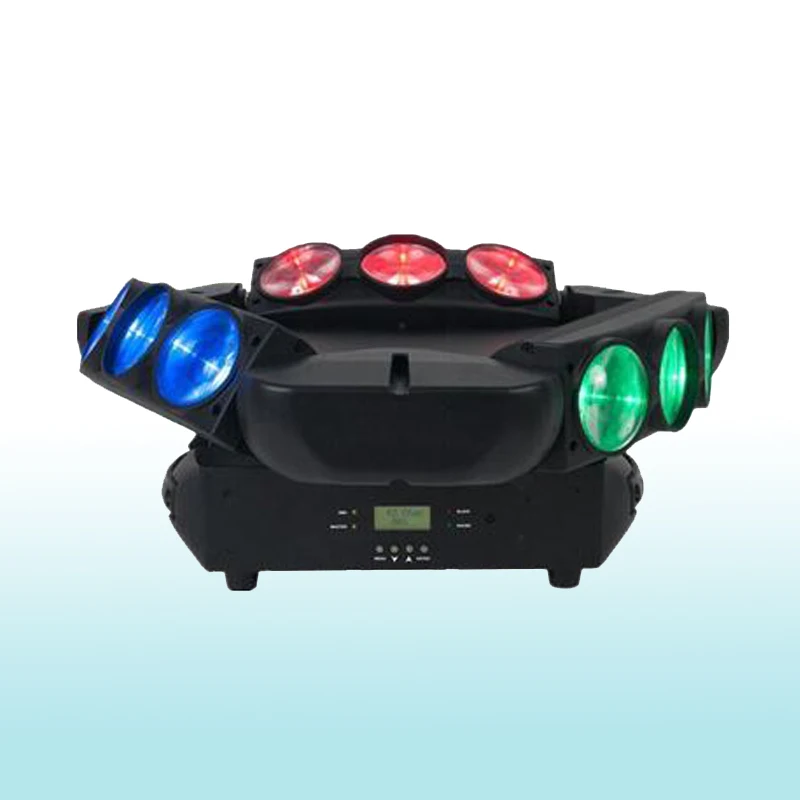 

LED Spider Light 9x12W RGBW 4IN1 LED Beam Moving Head Light DMX DJ Nightcliub Theatre Performance stage Lighting
