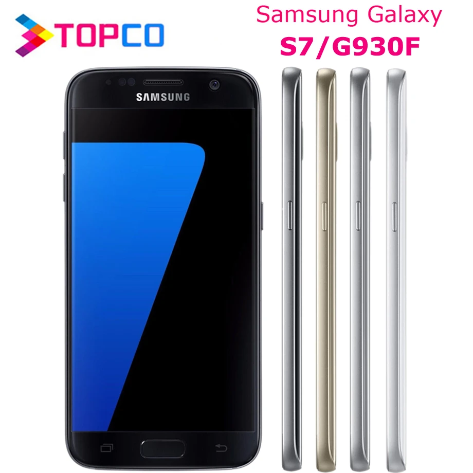 Samsung Galaxy S7 G930F Original Unlocked【99% New】4G LTE Android Mobile Exynos Octa Core 5.1" 12MP&5MP RAM 4GB ROM - AliExpress