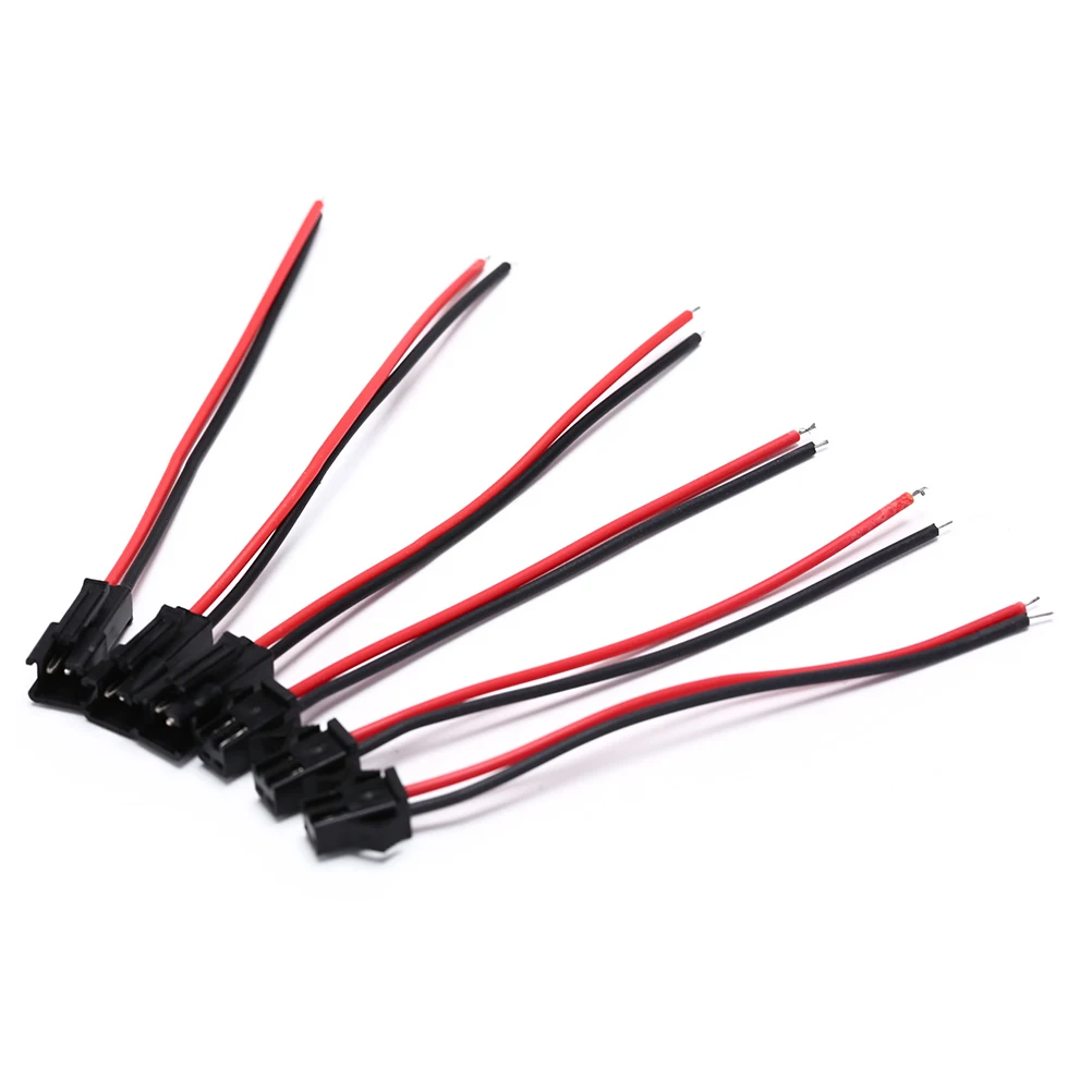 

10Pair For Led Strip 10cm 22AWG Whosesale2Pins Plug Male To Female Wirer Quick ConnectorTerminal Block 2 Way Easy Fit Connector