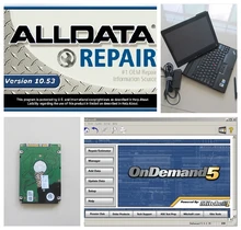 2017 Alldata auto repair software All data 10.53+ Mitchell on demand 2015 installed well in 2G X200T Touch Screen Laptop